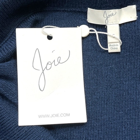Joie NWT High Waist Wool Blend Flared Silhouette Knit Skirt Ink Navy Size Small - Picture 7 of 9